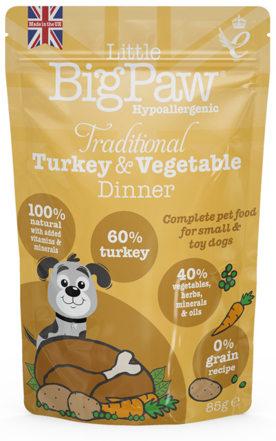 Little Bigpaw koera einekotike kalkuni ja köögiviljadega 85 g