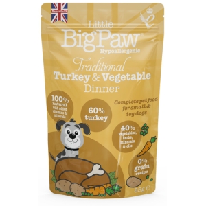Little Bigpaw koera einekotike kalkuni ja köögiviljadega 85 g