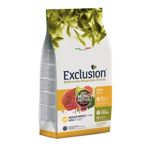 Exclusion Mediterraneo Adult Beef Medium Breed 3kg