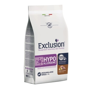 Exclusion Hypoallergenic Adult Rabbit&Potato Medium/Large Breed 2kg