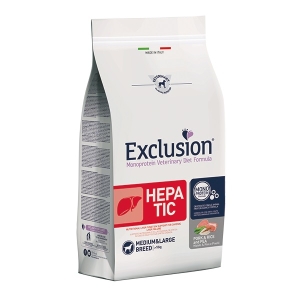 Exclusion Hepatic Adult Pork&Rice/Pea Medium/Large Breed 2kg
