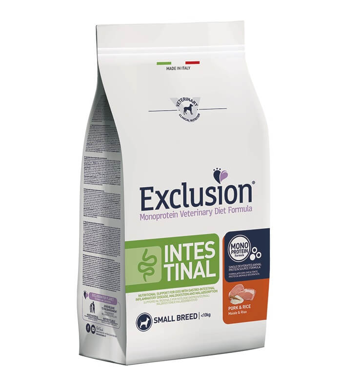 Exclusion Intestinal Adult Pork&Rice Small Breed 7kg