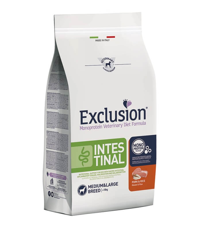 Exclusion Intestinal Adult Pork&Rice Medium/Large Breed 2kg