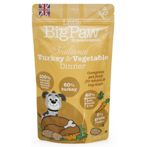 Little Bigpaw koera einekotike kalkuni ja köögiviljadega 150 g