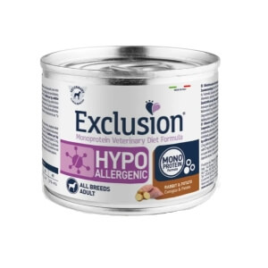 Exclusion Hypoallergenic Adult Rabbit&Potato 12x200g