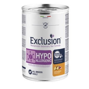 Exclusion Hypoallergenic Adult Duck&Potato 6x400g