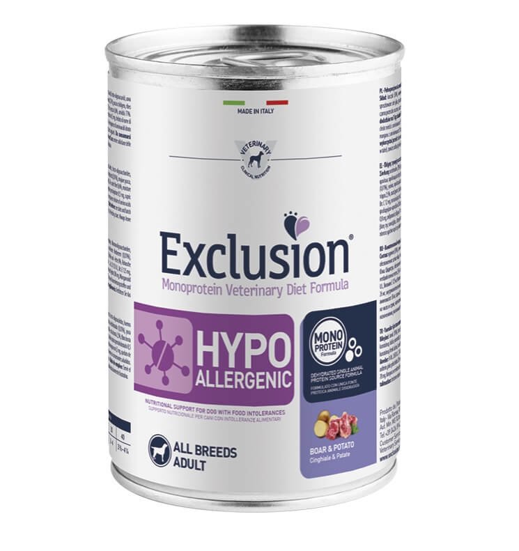 Exclusion Hypoallergenic Adult Boar&Potato 6x400g