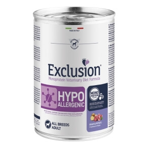 Exclusion Hypoallergenic Adult Boar&Potato 6x400g