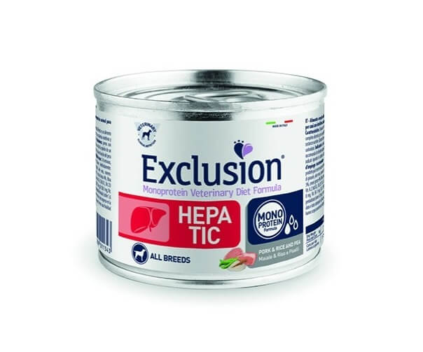 Exclusion Hepatic Adult Pork/Rice/Pea 12x200g
