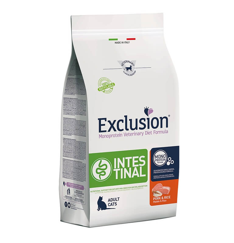 Exclusion Intestinal Cat Pork&Rice 1,5kg