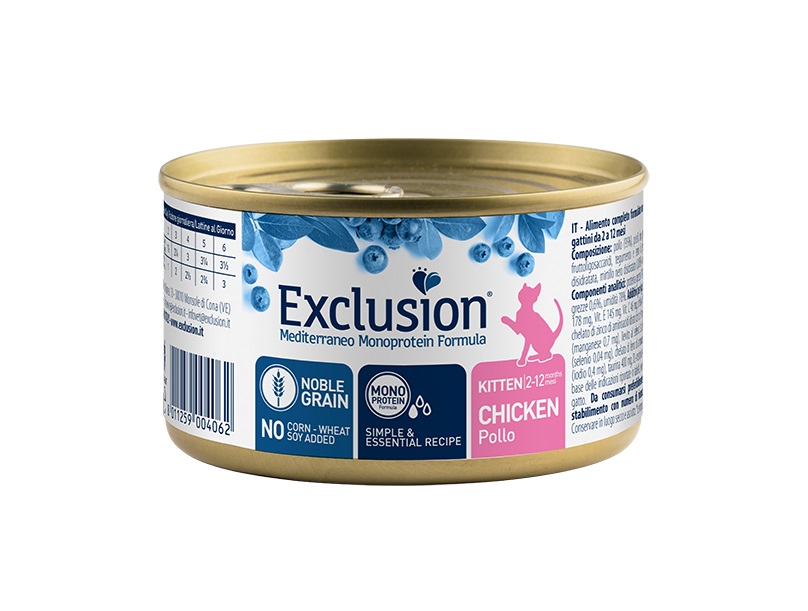 Exclusion Mediterraneo Kitten Chicken 12x85g