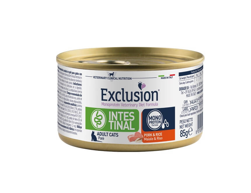 Exclusion Intestinal Cat Pork&Rice 12x85g
