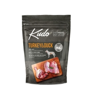 Kudo Turkey&Duck Senior Light külmpressitud koeratoit 3kg