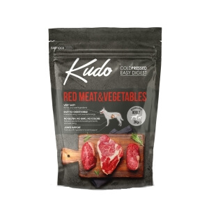Kudo Red Meat&Vegetables külmpressitud koeratoit 3kg