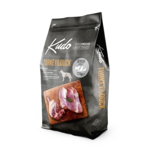Kudo Turkey&Duck Senior Light külmpressitud koeratoit 12kg