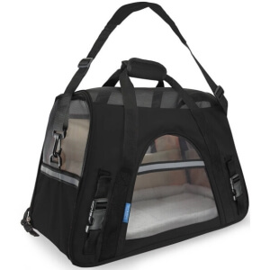 Freedog Fly transpordikott must 48x25x33cm