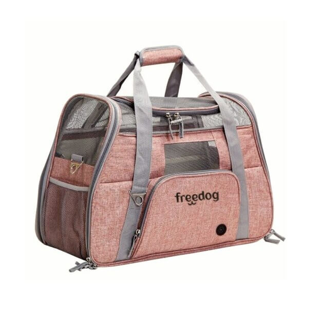 Freedog Crossworld transpordikott pruun 51x23x35cm