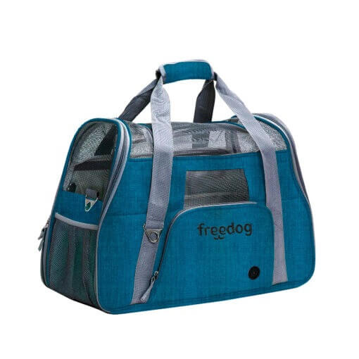 Freedog Crossworld transpordikott sinine 51x23x35cm