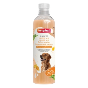 Beaphar Shampoo Dog Brown Coat Manuka Honey & Aloe Vera 250ml