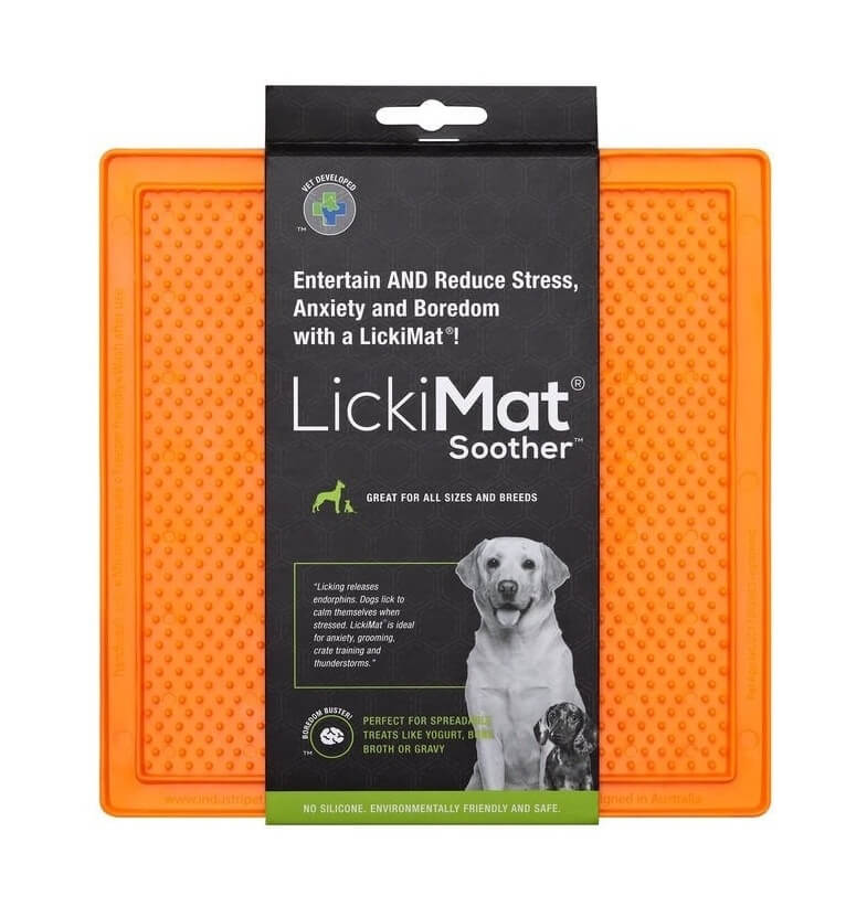 Lickimat Soother Classic Orange lakumatt koertele
