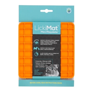 Lickimat Mini Playdate Orange lakumatt koertele