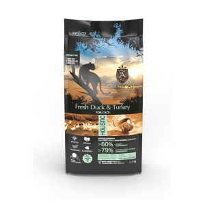 Ambrosia Teraviljavaba Värske Pardi ja Kalkunilihaga kassidele 3kg (2x1,5kg)