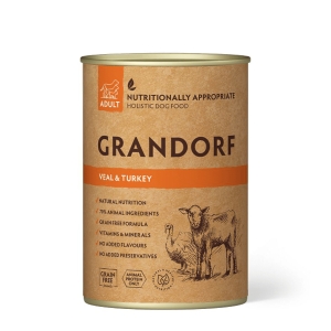 Grandorf Vasika- ja Kalkuniliha konserv Koertele 400g