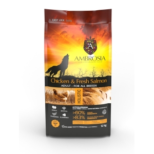 Ambrosia Kana ja Värske Lõhe 12kg
