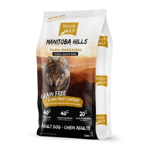 Natura Wild Manitoba Hills – Kana, Part ja Kalkun 12kg