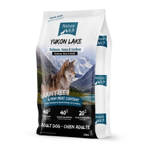 Natura Wild Dog Yukon Lake Lõhe, Tuunikala ja Kalkun 12kg