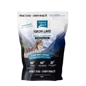 Natura Wild Dog Yukon Lake Lõhe, Tuunikala ja Kalkun 2kg