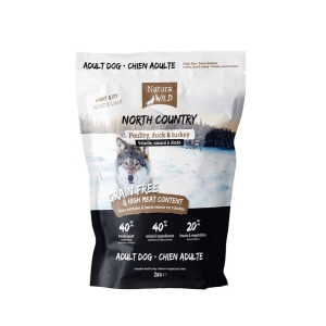 Natura Wild North Country – Kana, Part ja Kalkun 2kg