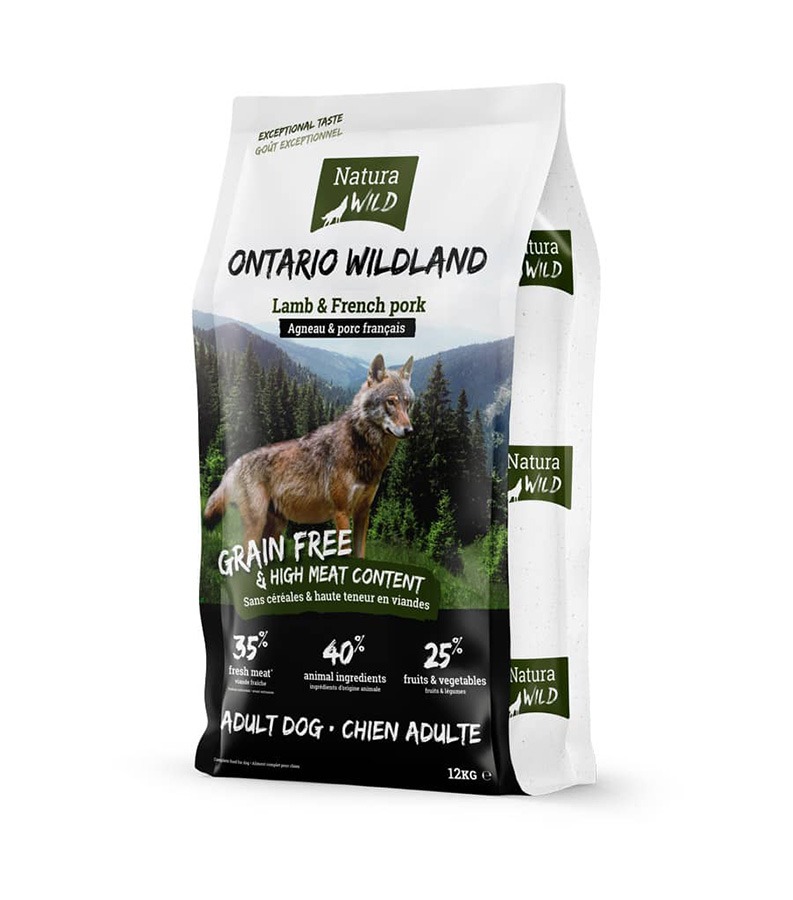 Natura Wild Ontario Wildland – Lammas ja Prantsuse sealiha 12kg