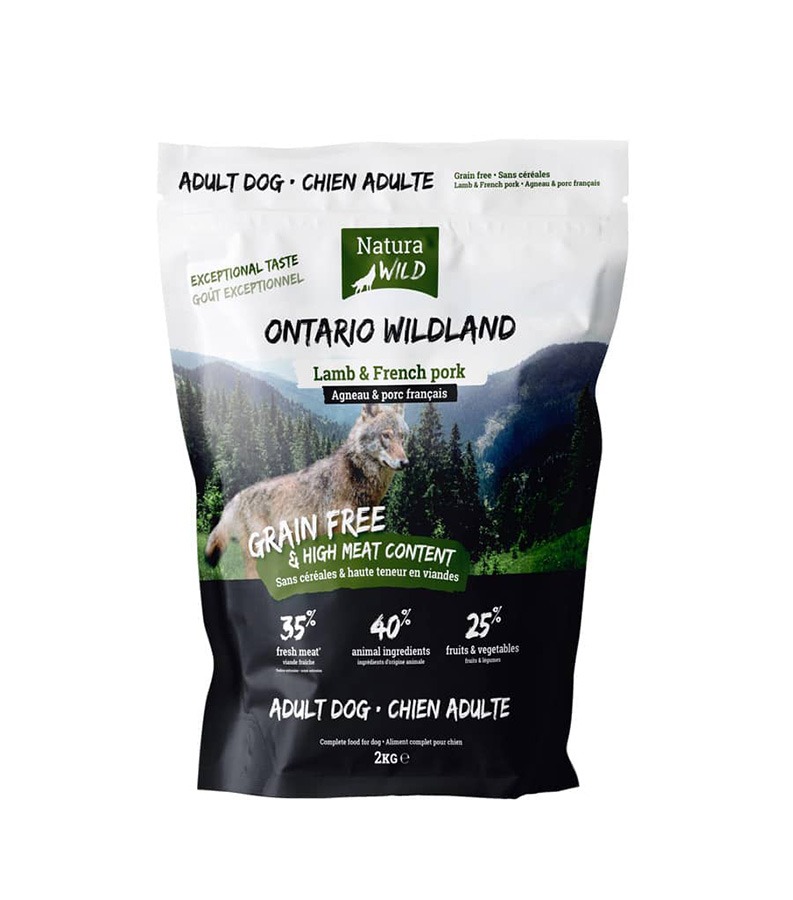 Natura Wild Ontario Wildland – Lammas ja Prantsuse sealiha 2kg
