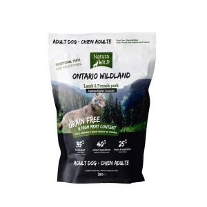 Natura Wild Ontario Wildland – Lammas ja Prantsuse sealiha 2kg