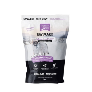 Natura Wild Tiny Prairie Lõhe, Tuunikala ja Kalkun 2kg