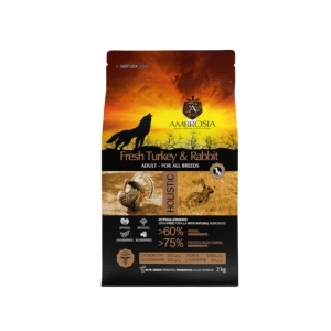Ambrosia Värske Kalkun ja Jänes 6kg (3x2kg)