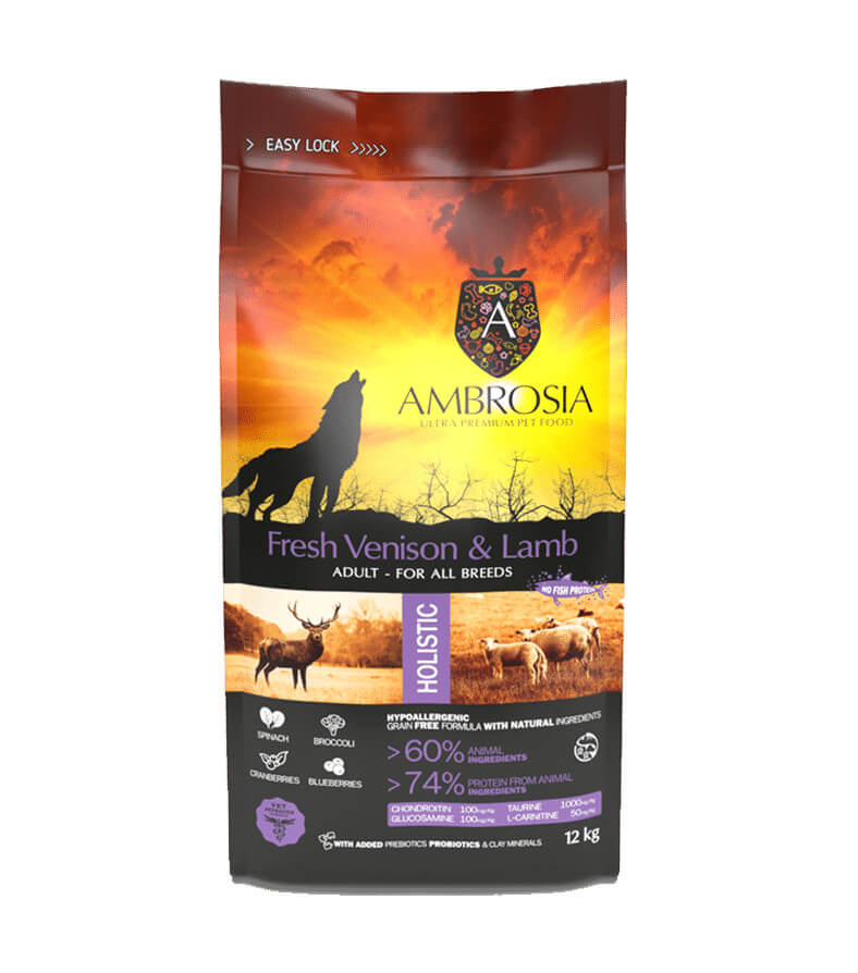 Ambrosia Värske Uluk ja Lammas 12kg