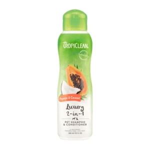 Tropiclean Looduslik Seebivaba 2 in 1 Shampoon Koertele ja Kassidele 355ml