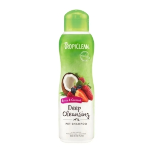 TropiClean Looduslik Sügavpuhastav Shampoon Koertele ja Kassidele 355ml