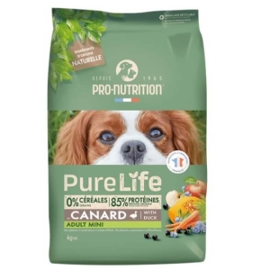 Pure Life Dog Mini Adult Pardilihaga väikest kasvu koertele 8kg (4x2kg)
