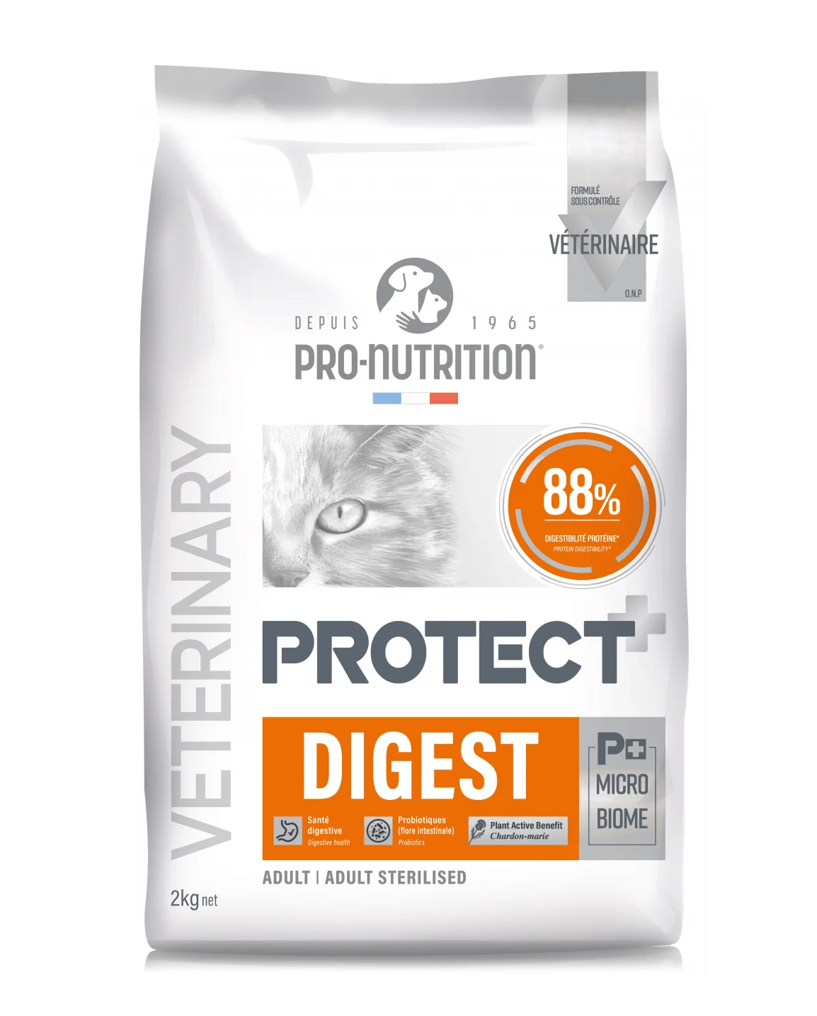 Protect Cat Digest Seede- või nahaprobleemidega kassidele 2kg
