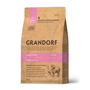Grandorf Lammas ja Kalkun Kutsikatele 6kg (2x3kg)