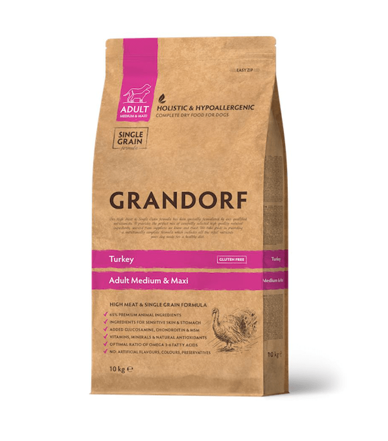 Grandorf Kalkuniliha Keskmistele ja Suurtele koertele 10kg