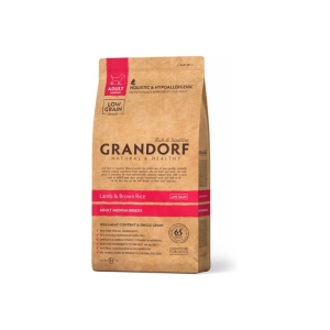 Grandorf Lamba- ja Kalkuniliha Täiskasvanud keskmistele ja suurtele koertele 6kg (2x3kg)