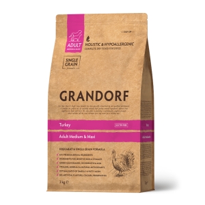 Grandorf Kalkuniliha Keskmistele & Suurtele Koertele 6kg (2x3kg)
