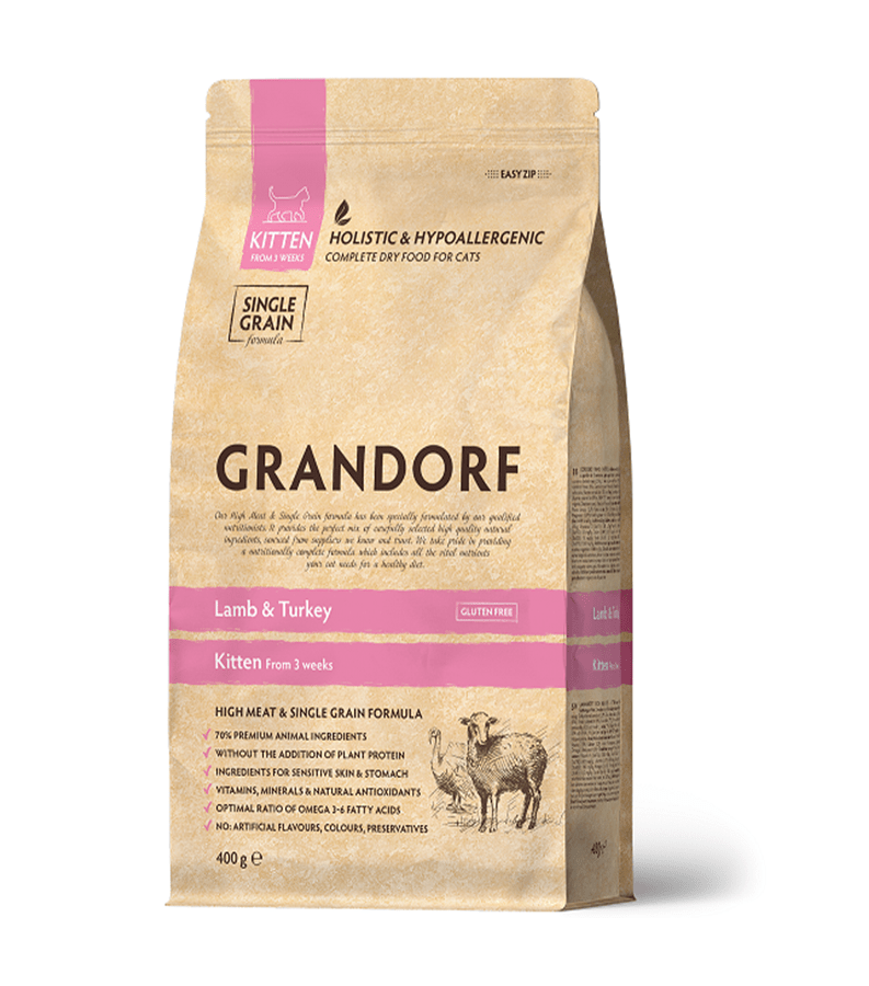Grandorf Cat Lammas ja Kalkun Kassipoegadele 400g