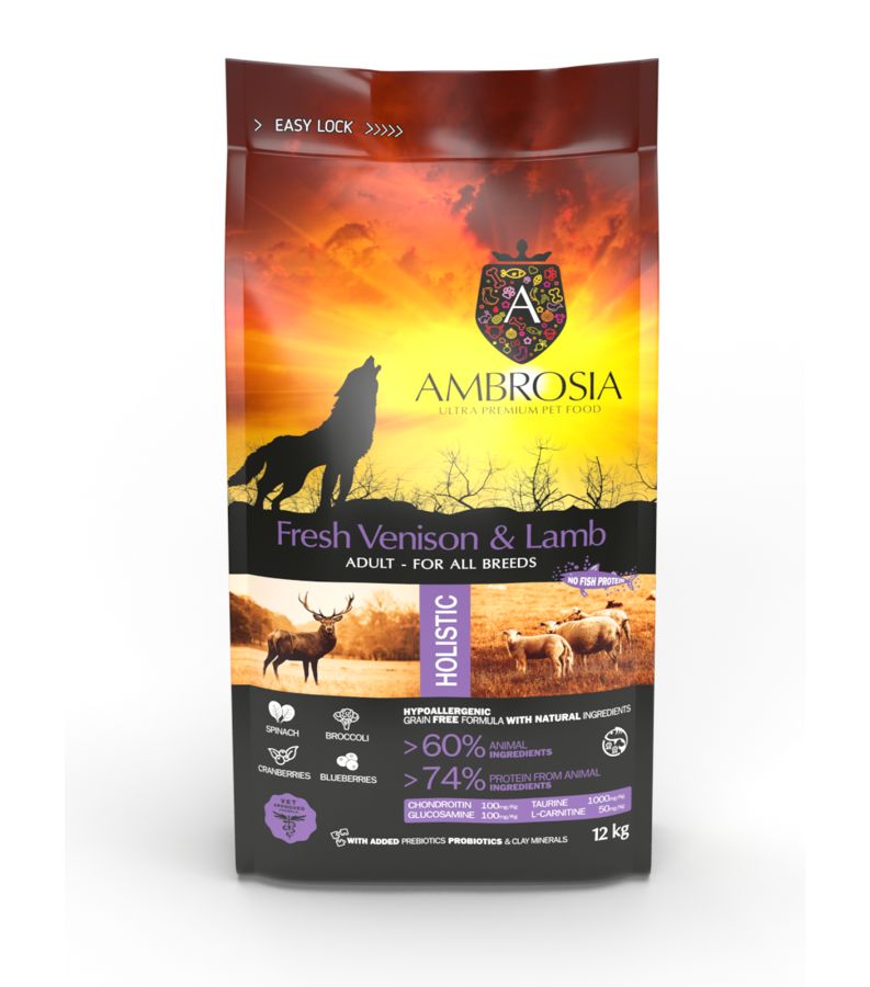 Ambrosia Värske Uluk ja Lammas 2kg