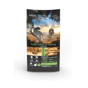 Ambrosia Teraviljavaba Värske Kalkuni ja Heeringaga kassidele 1,5kg