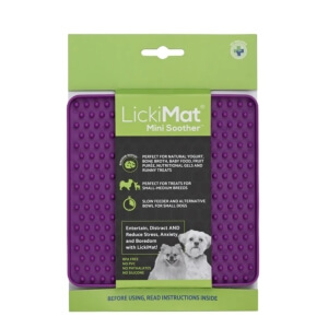 Lickimat Mini Soother Purple lakumatt koertele
